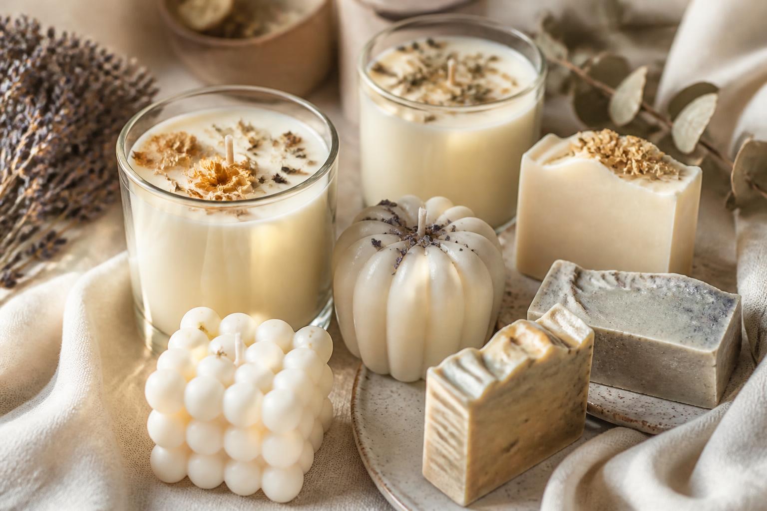 Velas y jabones artesanales